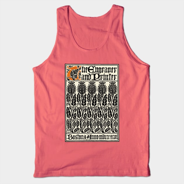 Engraver and Printer Tank Top by UndiscoveredWonders